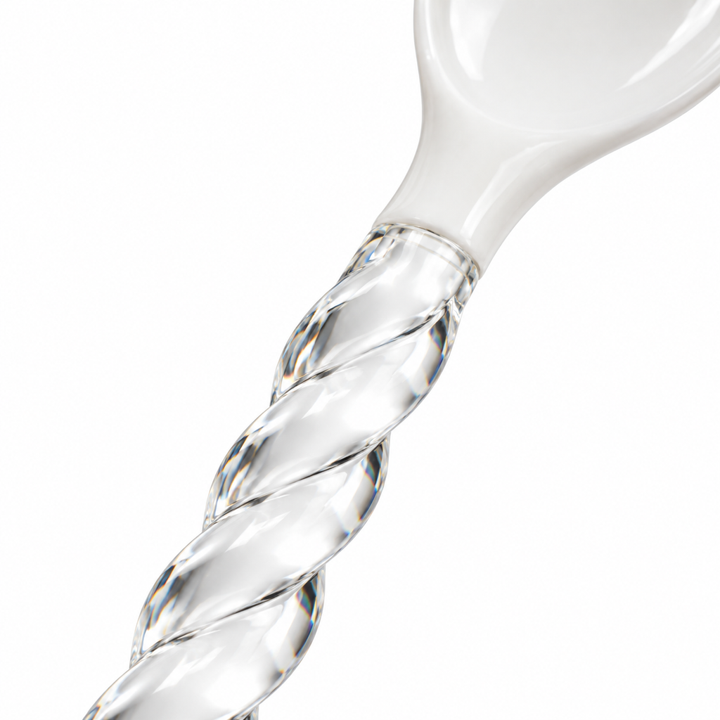 Ceramic spoon bowl detail