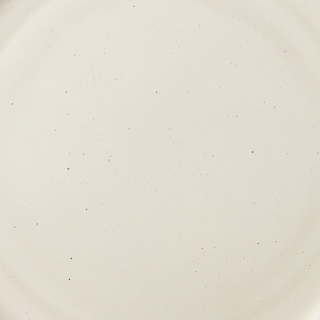 Remoxila Pure White Stoneware Plate — macro detail of glaze surface