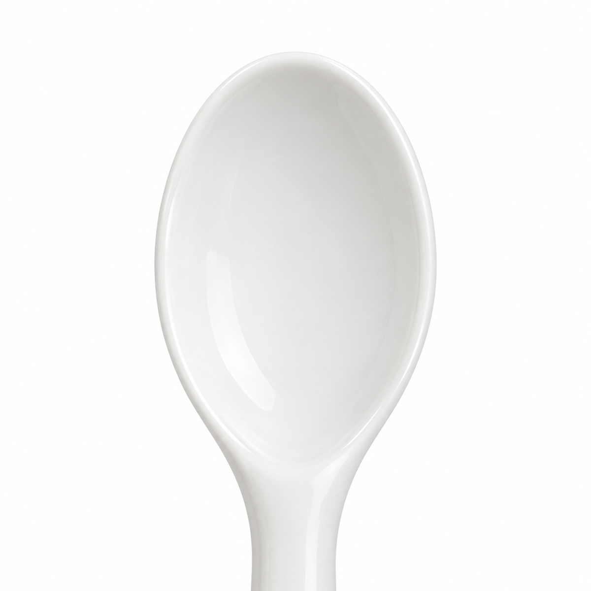 Top view of remoxila ceramic spoon