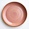Remoxila Dusky Rose Plate — top-down view of the plate's full round face