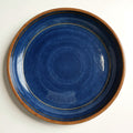 Remoxila Midnight Blue Plate — top-down view showing full round face and glaze